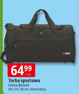 Torba sportowa Enrico Benetti 48x29x30cm promocja w Leclerc