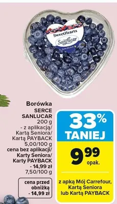 Borówka promocja w Carrefour Market