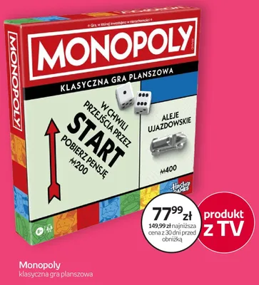 Klasyczna gra planszowa Monopoly promocja w Empik