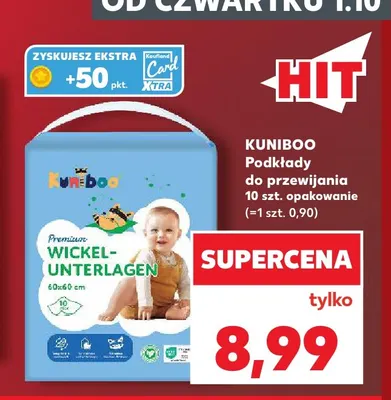 Podkłady do przewijania Kuniboo promocja w Kaufland