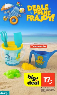 Zestaw do piasku z konewką promocja w Dealz