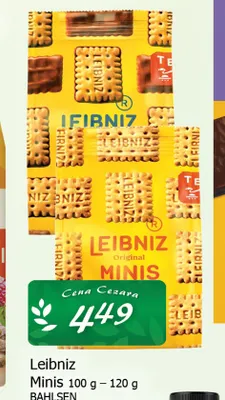 Herbatniki Leibniz Minis Bahlsen promocja w CEZAR Delikatesy