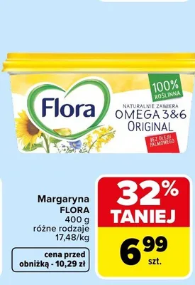 Margaryna FLORA promocja w Carrefour Market