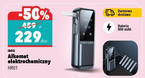 Alkomat elektrochemiczny HR01 promocja w Biedronka Home