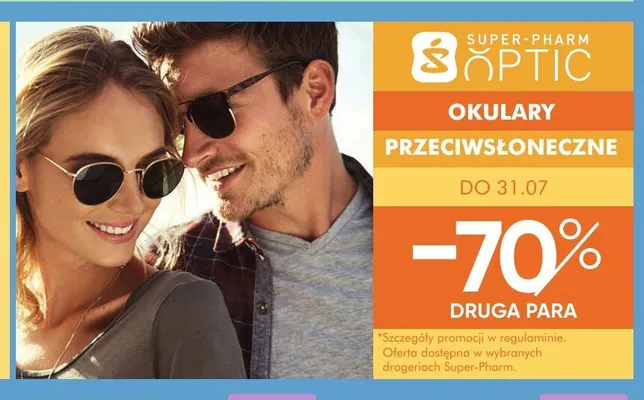 Okulary przeciwsłoneczne promocja w Super-Pharm