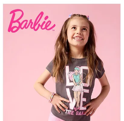 Koszulka dziewczęca Barbie promocja w Pepco