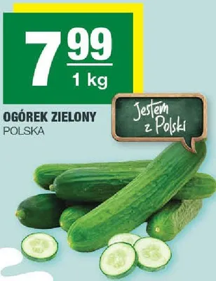 Ogórek zielony promocja w SPAR