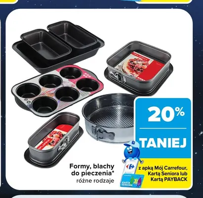 Formy i blachy do pieczenia Florina promocja w Carrefour
