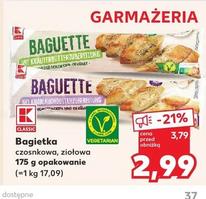 Bagietka Classic promocja w Kaufland