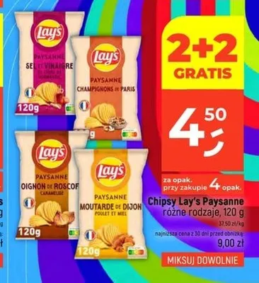 Chipsy Lay's Paysanne Moutarde de Dijon promocja w Dealz