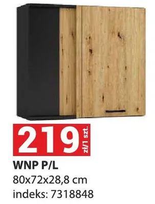 Szafka kuchenna WNP P/L 80x72x28,8cm indeks 7318848 promocja w Merkury Market