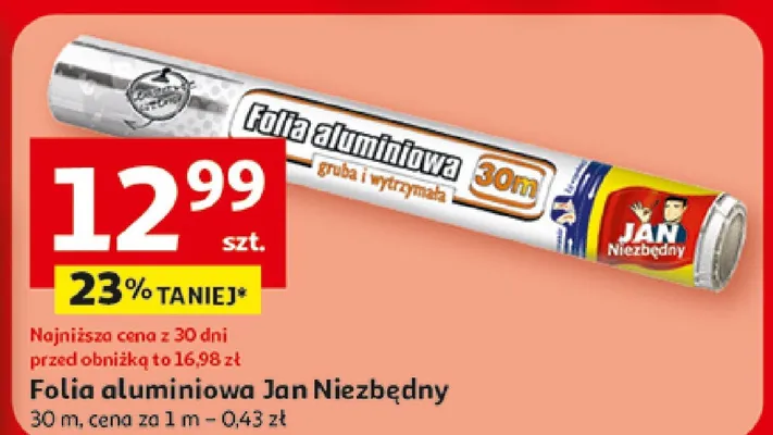 Folia aluminiowa promocja w Auchan
