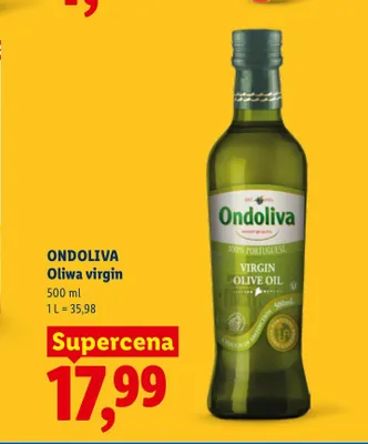 Oliwa virgin Ondoliva promocja w Lidl