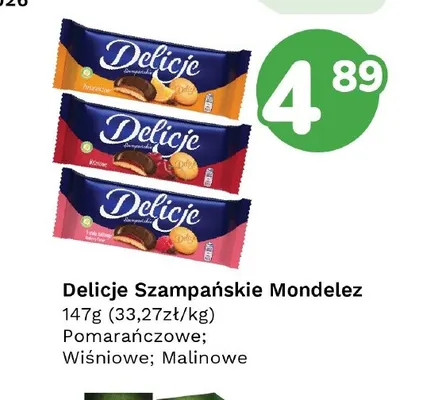 Delicje Szampańskie malinowe promocja w Limonka
