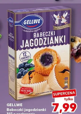 Babeczki jagodzianki Gellwe promocja w Kaufland