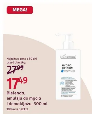 Emulsja do mycia i demakijażu promocja w Rossmann