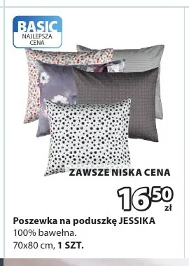 Poszewka na poduszkę Jessika 70x80 cm promocja w Jysk