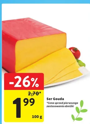 Ser Gouda promocja w Intermarche