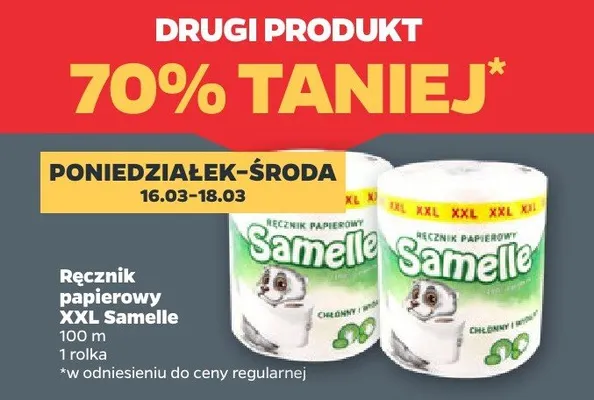 Recznik papierowy Velvet promocja w Netto