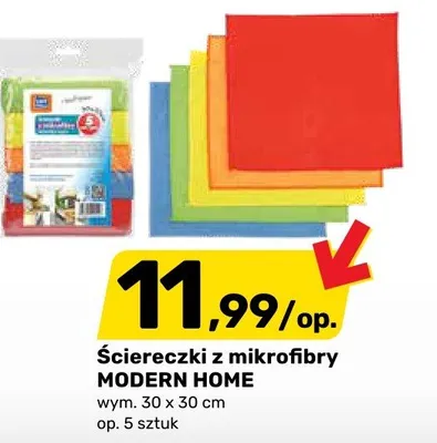 Ściereczki z mikrofibry promocja w Bricomarche