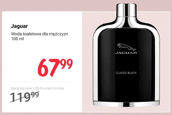 Woda toaletowa dla mężczyzn Jaguar promocja w Rossmann