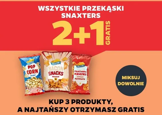 Przekąski Snaxters promocja w Netto