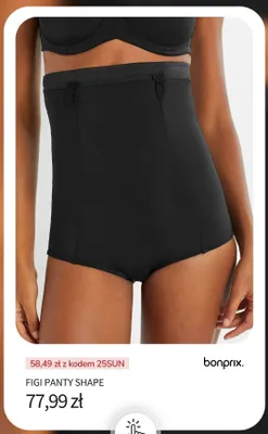 Figi Panty Shape Bonprix promocja w bonprix
