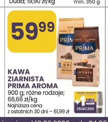 Kawa ziarnista Prima Aroma promocja w Stokrotka