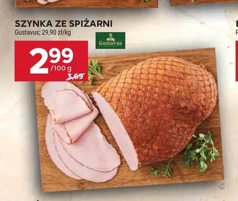 Szynka ze spiżarni Gustavus promocja w Stokrotka