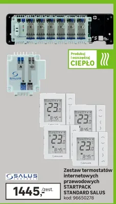 Zestaw termostatów internetowych przewodowych STARTPACK STANDARD promocja w Leroy Merlin