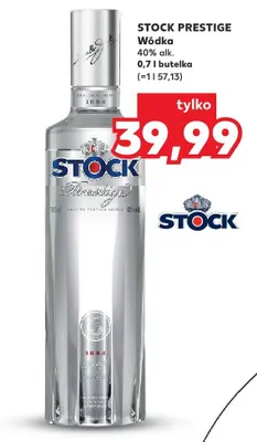 Wódka Stock Prestige promocja w Kaufland