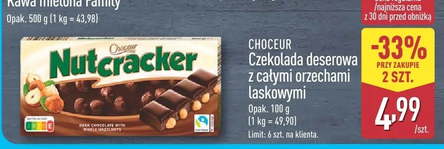 Czekolada promocja w Aldi