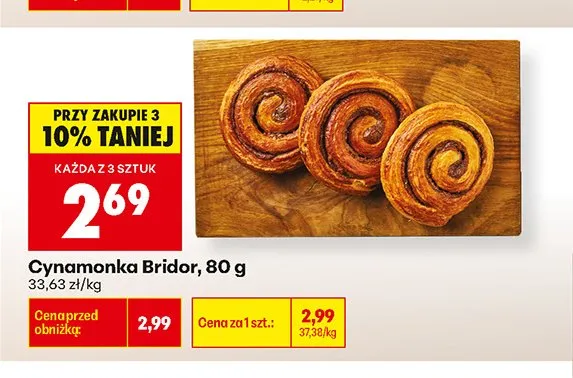 Cynamonka Bridor promocja w Biedronka