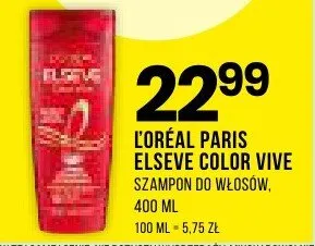 Szampon do włosów L'Oreal Paris Elseve Color Vive 400 ml promocja w Drogerie Natura