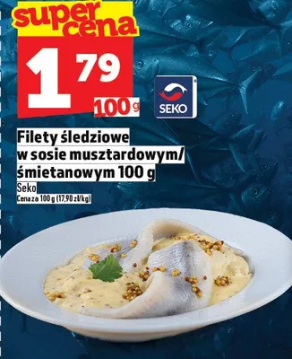 Filety śledziowe w sosie musztardowym promocja w TOPAZ