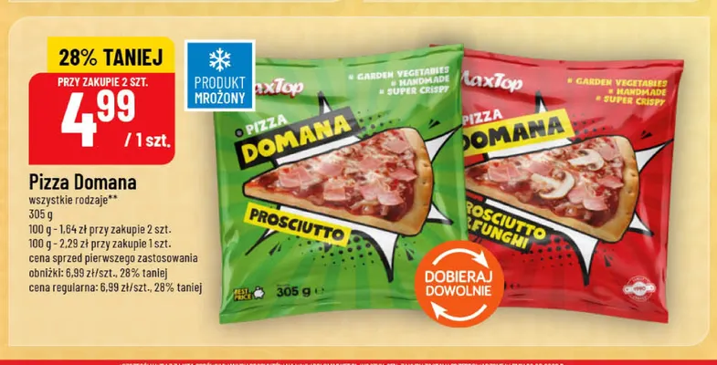 Pizza Domana Prosciutto Funghi promocja w POLOmarket