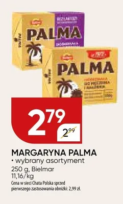 Margaryna palma wybrany asortyment promocja w Chata Polska