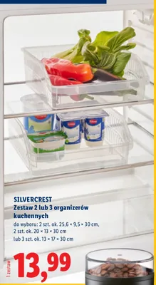 Zestaw 2 lub 3 organizerów kuchennych promocja w Lidl