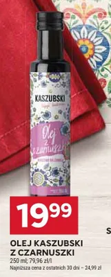 Olej kaszubski z czarnuszki promocja w Stokrotka