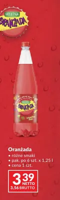 Oranżada różne smaki 1,25l promocja w Makro