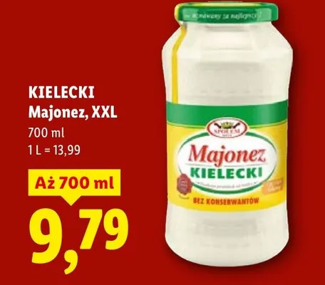 Majonez XXL promocja w Lidl
