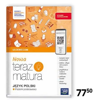 Książka Nowa teraz matura Język polski Poziom podstawowy Vademecum Nowa Era promocja w Empik