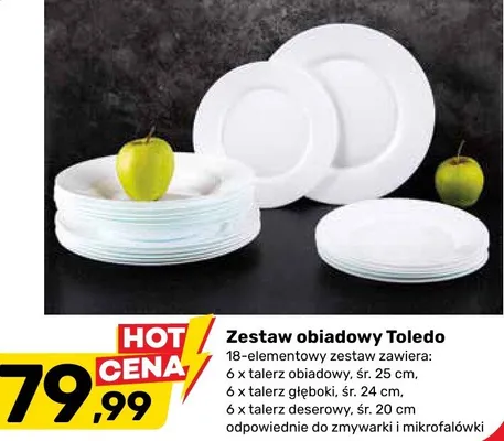 Zestaw obiadowy promocja w Bricomarche