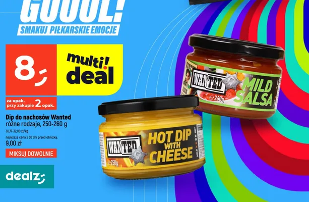 Dip do nachosów Wanted Mild Salsa promocja w Dealz