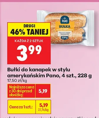 Bułki do kanapek w stylu amerykańskim promocja w Biedronka