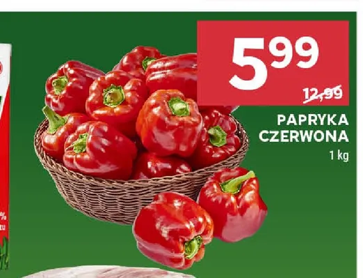 Papryka czerwona promocja w Stokrotka