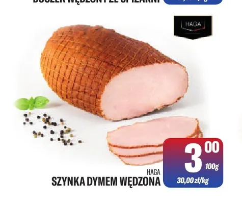 Szynka dymem wędzona Haga promocja w Tomi Markt
