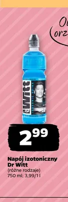 Napój izotoniczny Dr Witt promocja w Netto