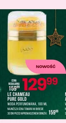 Woda perfumowana Le Chameau Pure Gold promocja w Drogerie Natura