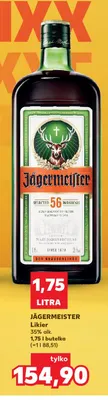 Likier Jägermeister 35% promocja w Kaufland